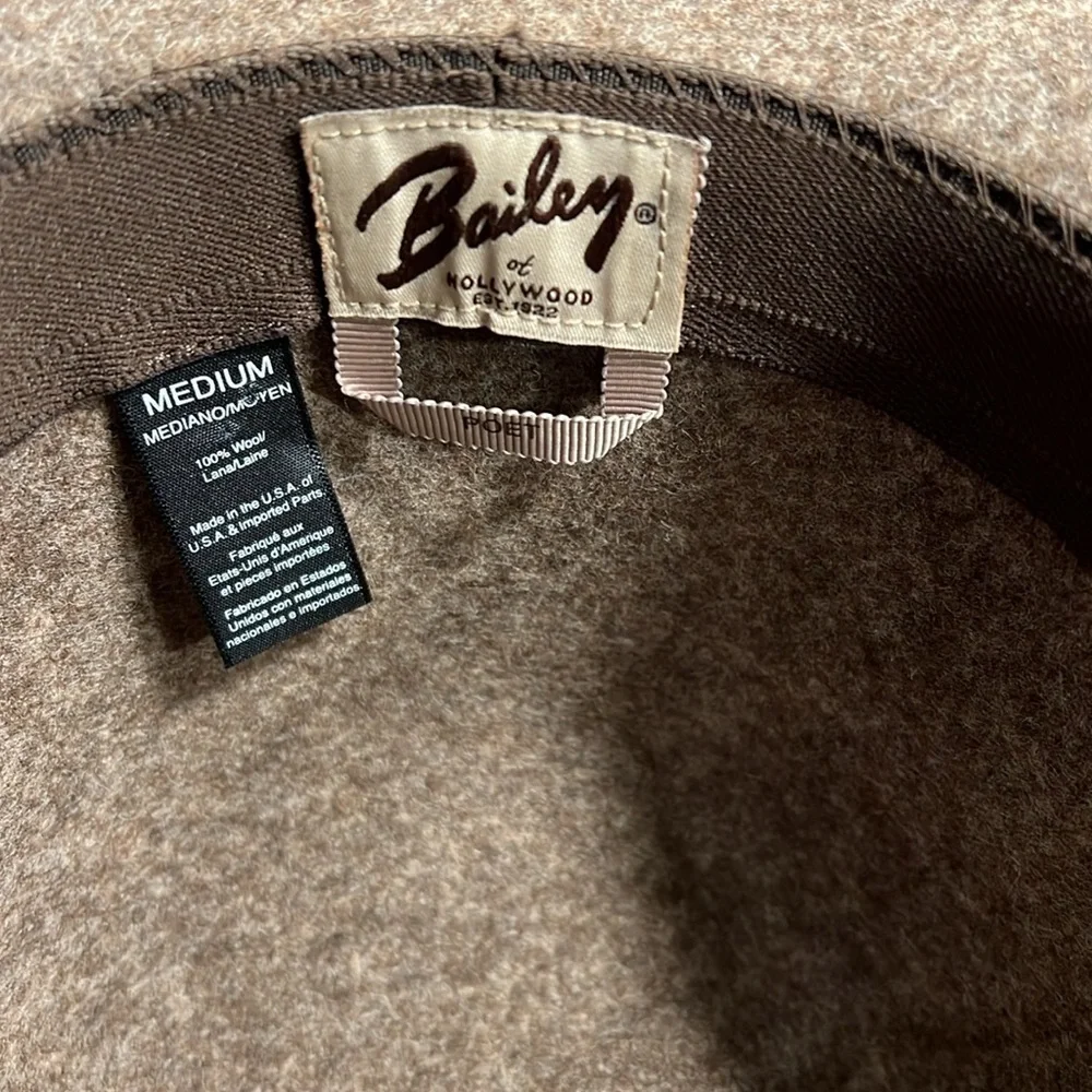 Bailey Jackman Fedora Wool Packable Hat